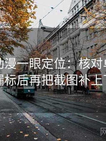 读樱花动漫一眼定位：核对单位有没有漏标后再把截图补上下文